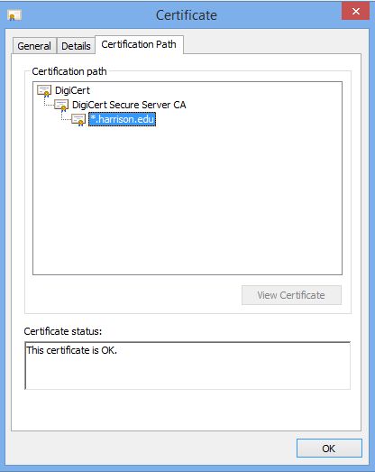 Image of certificate path